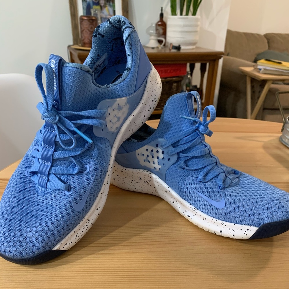 Blue sneakers